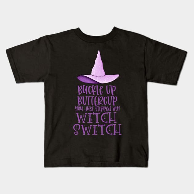 Witch Switch Kids T-Shirt by My Tribe Apparel